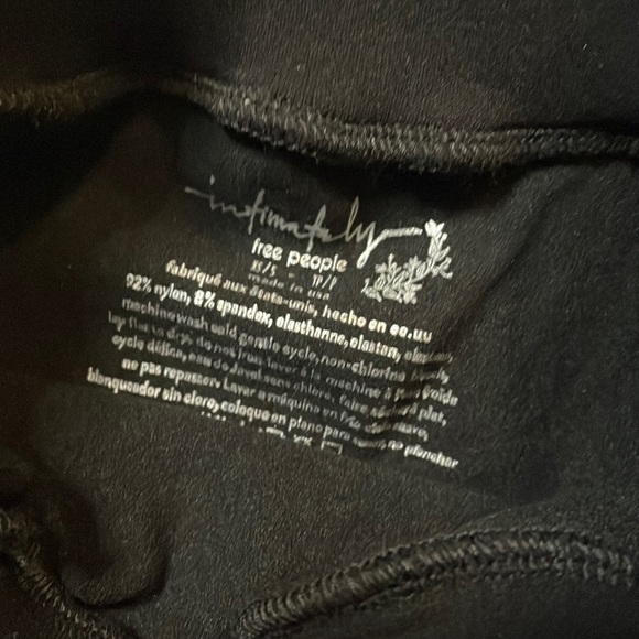 Free People Intimately How High Cifra Skort size XS/S NEW Black - Picture 4 of 4